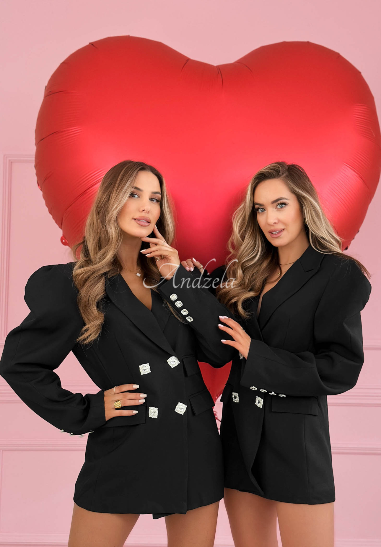 Šaty ve stylu saka s nabíranými rukávy a bavlnou Avenelle černá