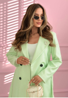 Dlouhý Kabát z kołnierzem We Both Know růžový