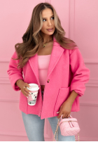 Krótki Kabát z kieszeniami Yumi žlutá