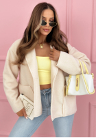 Krótki Kabát z kieszeniami Yumi žlutá