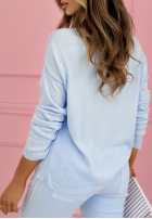 Halenka z ozdobną aplikacją The Spring Begins růžová