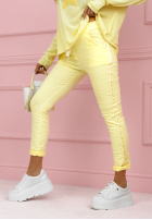 Wiskozowe Kalhoty The Spring Begins žluté