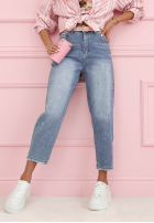 Kalhoty džínové  mom fit Biggest Adventure modré