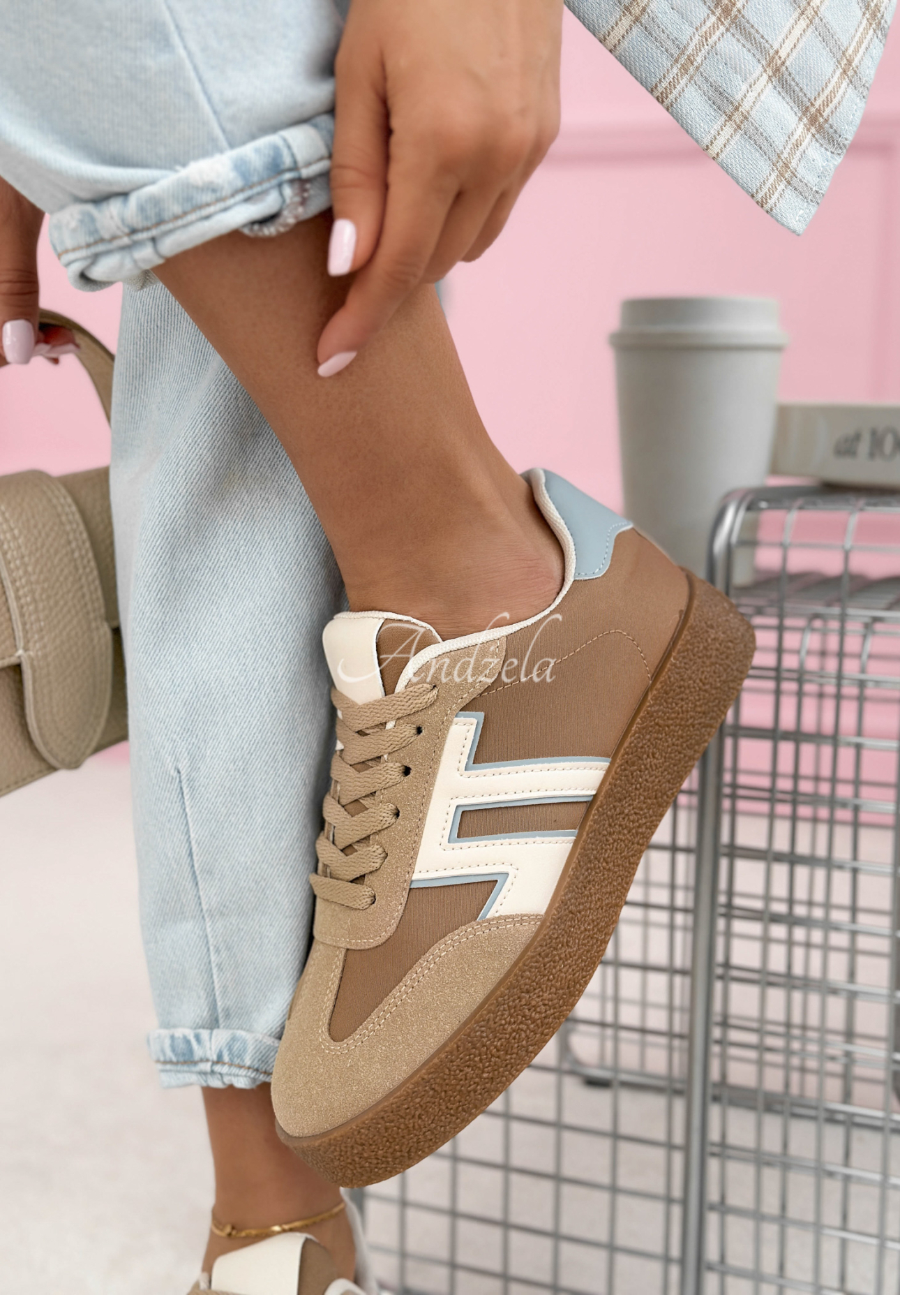 Tenisky Gotta Keep Going béžovo-velbloudí