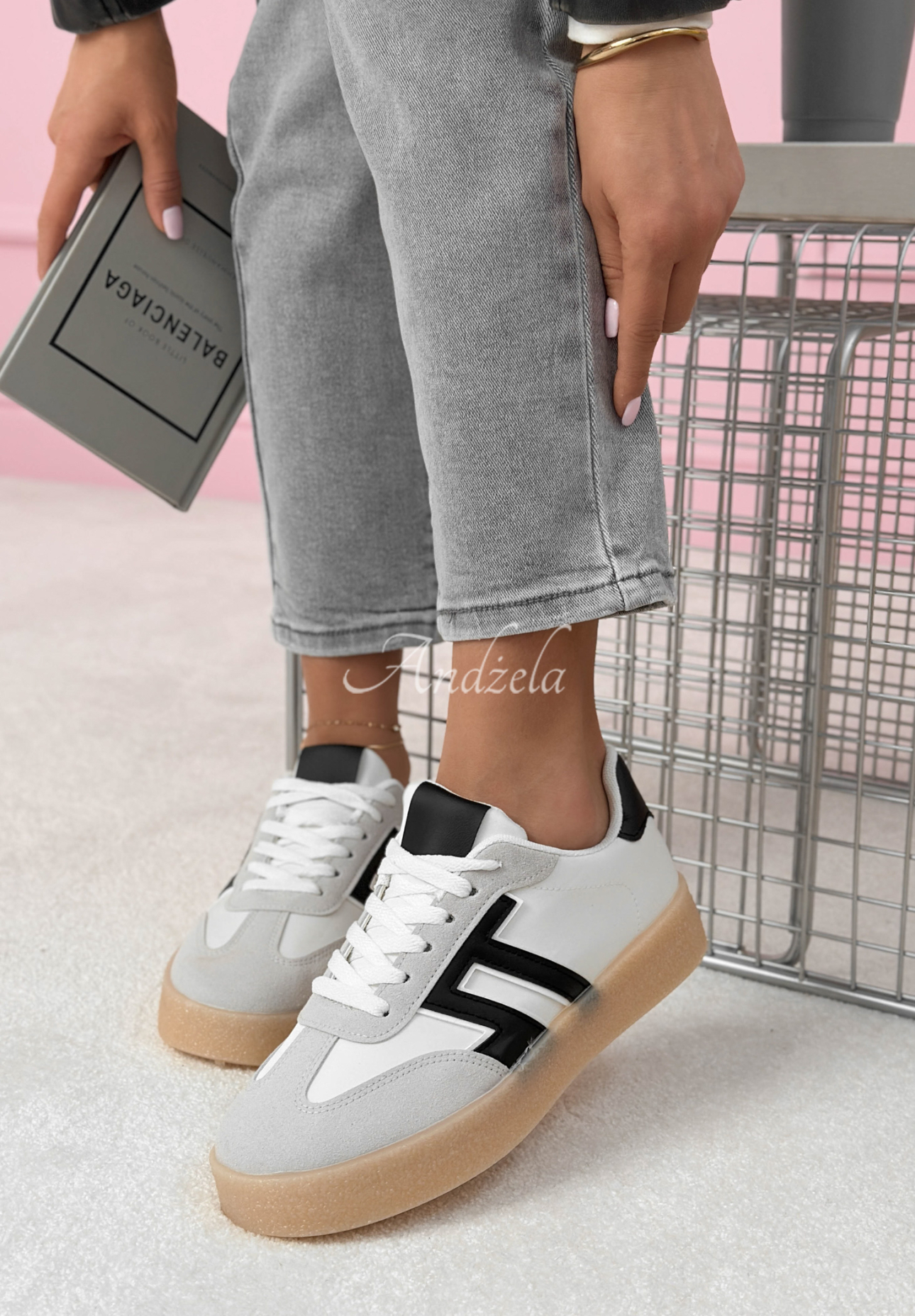 Tenisky Gotta Keep Going bílo-černé