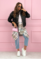 Prošívaná Bunda ze stójką Hilda žlutá