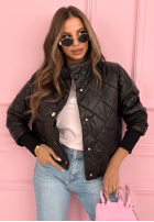 Prošívaná Bunda ze stójką Hilda žlutá