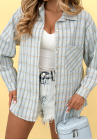 Bawełniana Košile w kratę Golden Sunshine žlutá