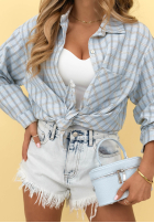 Bawełniana Košile w kratę Golden Sunshine žlutá