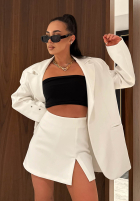 Sako z paskami La Milla Caitlyn ecru