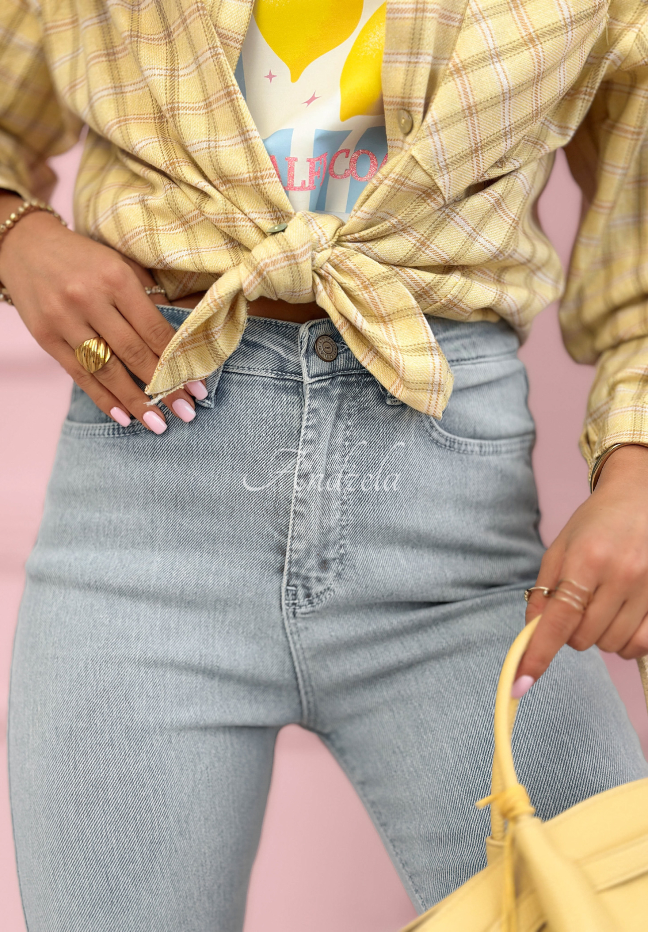 Džíny skinny Lorena světle modré