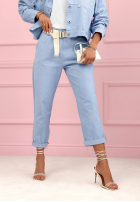 Sztruksowe Kalhoty Fooling Yourself růžové