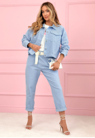 Sztruksowa Bunda Fooling Yourself růžová