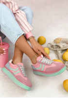 Tenisky Flexi Feet błękitno-růžové