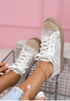 Koronkowe Tenisky Lola bílé