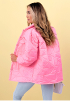 Prošívaná Bunda z kołnierzem i kieszeniami Sunflower blankytná