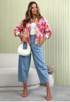 džínové  Kalhoty balloon Makes A Difference světle modré