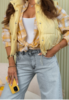 Kalhoty džínové  wide leg Against Me světle modré