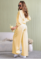 Tepláková souprava Just Think žlutá