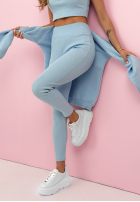 Souprava Mikina, Legíny, top 3in1 Look At Me modrý