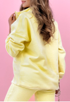 Souprava Mikina, Legíny, top 3in1 Look At Me žlutá