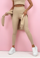 Souprava Mikina, Legíny, top 3in1 Look At Me ecru