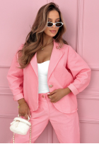 Sztruksowy Souprava Sako i Kalhoty Goodbye Lovely růžový