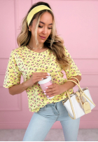 Tričko w różyczki La Rosa růžový