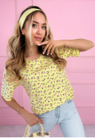 Tričko w różyczki La Rosa růžový