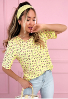 Tričko w różyczki La Rosa růžový