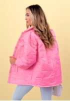 Prošívaná Bunda z kołnierzem i kieszeniami Sunflower blankytná