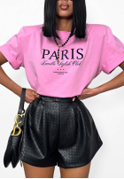 Tričko z nadrukiem La Milla Paris Bílá