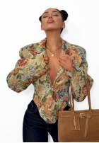 Żakardowa gorsetowa Sako La Milla Amanda béžová