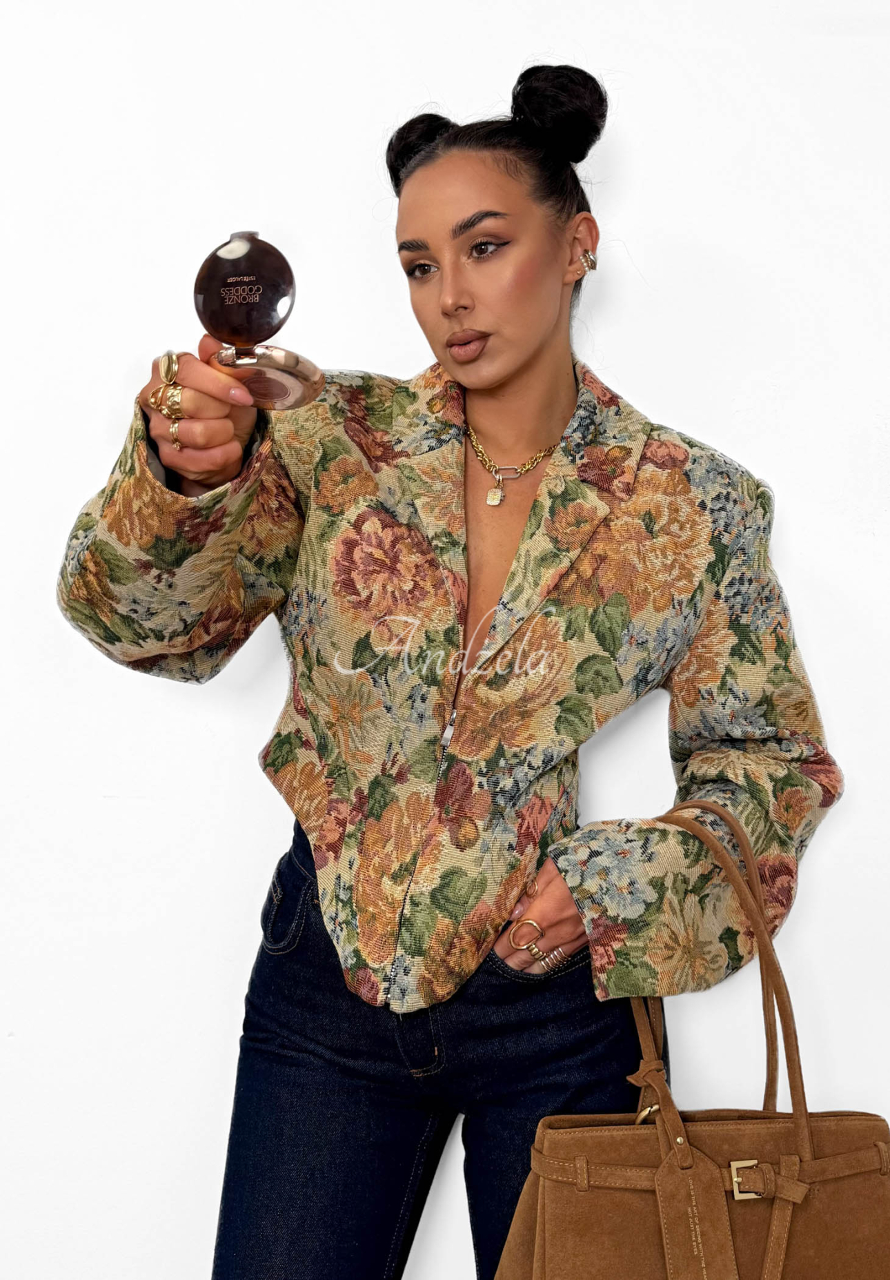 Žakárové korzetové sako z bavlny La Milla Amanda béžová