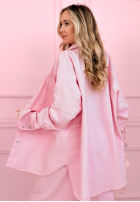 džínový  Souprava Košile i Kalhoty balloon Emmeline světle modrý