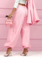 džínový  Souprava Košile i Kalhoty balloon Emmeline světle modrý