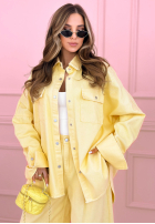 džínový  Souprava Košile i Kalhoty balloon Emmeline světle modrý