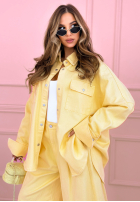 džínový  Souprava Košile i Kalhoty balloon Emmeline světle modrý