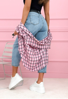 Kalhoty džínové  straight Don’t Move Now světle modré