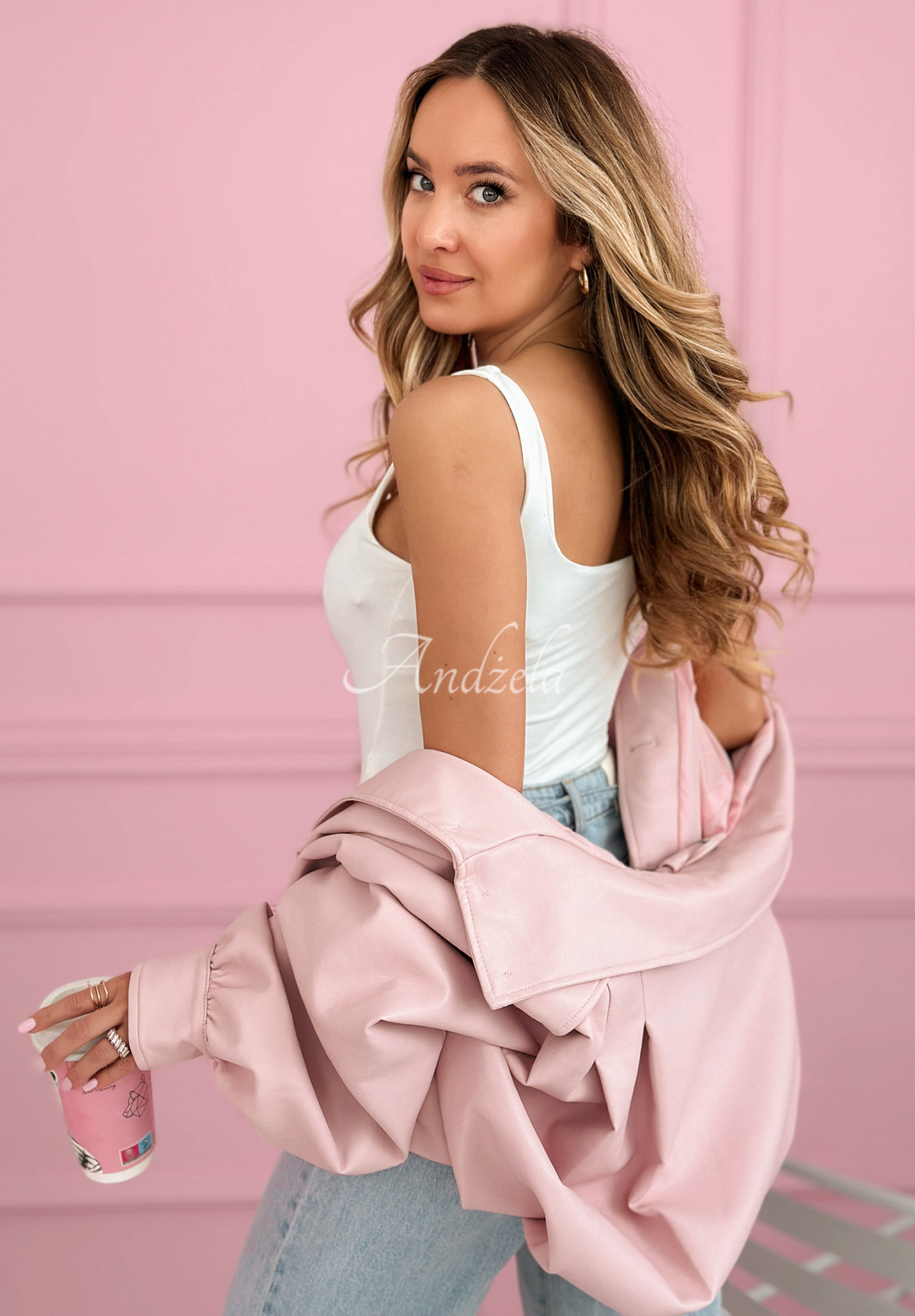 Top na ramínka Solaria ecru