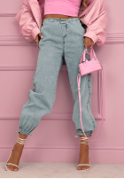 Kalhoty džínové  joggery Beatricia světle modré