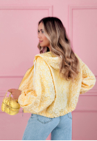 Żakardowa Bunda bomberka Madelyn žlutá