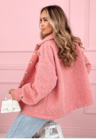 Krátká Bunda sherpa kożuszek Anyana blankytná