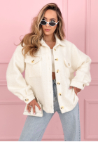 Krátká Bunda sherpa kożuszek Anyana blankytná