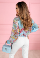 Kwiecista Halenka z wiązaniem Marielle blankytná