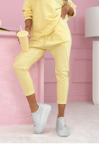 materiálové Kalhoty Phenomenal Woman růžové