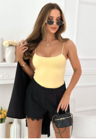 Top na ramiączkach Adelle Černé