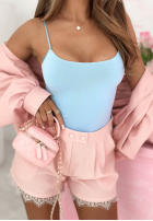 Top na ramiączkach Adelle Černé