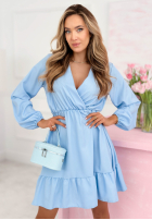 Kopertowa Šaty z falbankami Valentina růžová