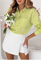 Bawełniana Košile w kwiaty Marbella žlutá